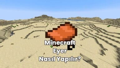 minecraft eyer nasıl yapılır