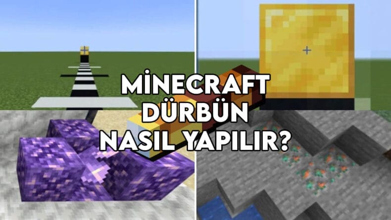 minecraft dürbün nasıl yapılır