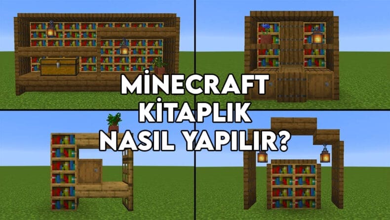 minecraft kitaplık nasıl yapılır