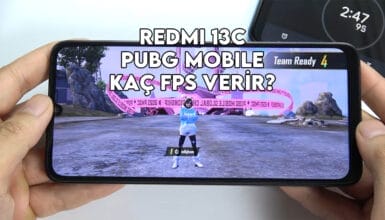 redmi 13c pubg mobile kaç fps verir