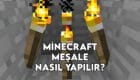 minecraft meşale nasıl yapılır